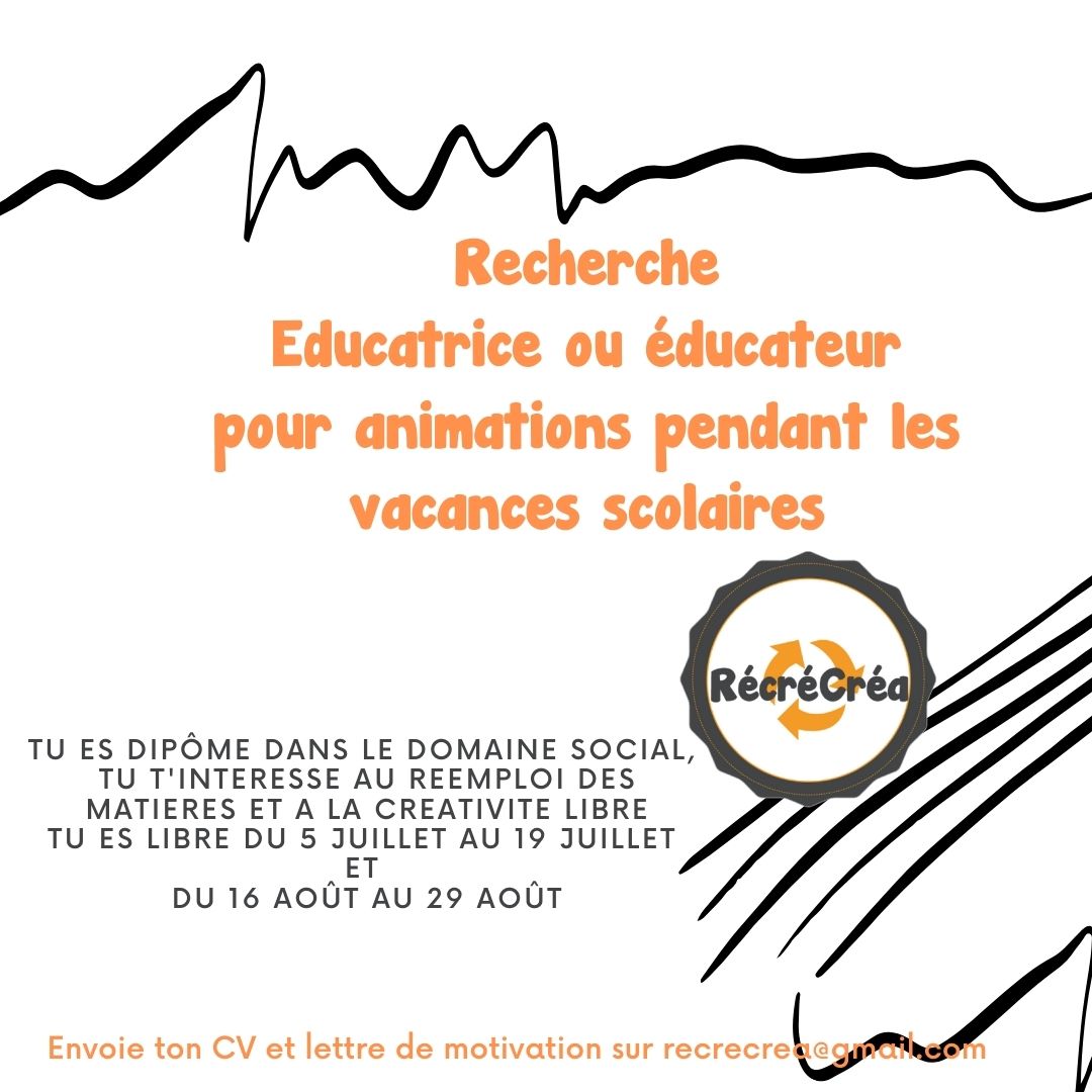 emploi educateur été 2021